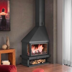 Corner Wood Fireplace GIA 16 kW - Fugar