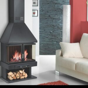 Cheminée murale à bois MUNA 12 kW - Fugar