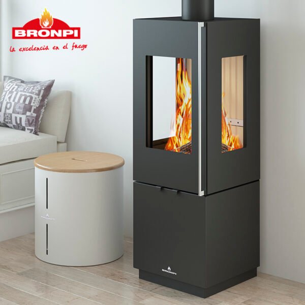 Wood Stove BOMBAY 3C 7 kW - Bronpi