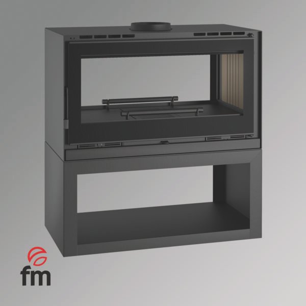 Poêle à bois double face M-172 LK M-122 LK - FM Calefacción – Image 2