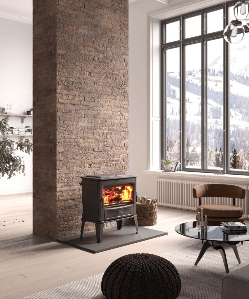 Cast Iron Wood Stove TAI 55 MD 13 kW - Dovre