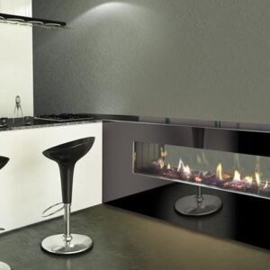 Cheminée à gaz avec ventilation forcée MILANO 80-130 - Italkero