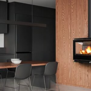 Two-sided Wood Fireplace DIAMANTINE 80 - Bellido