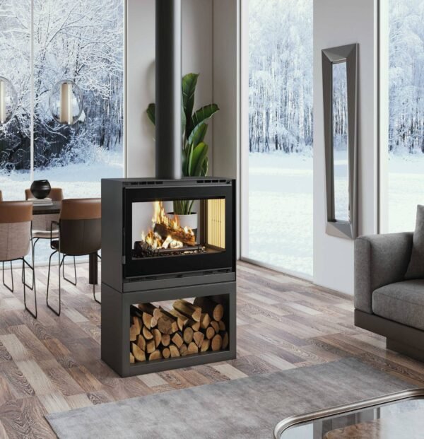 Poêle à bois double face M-172 LK M-122 LK - FM Calefacción – Image 3