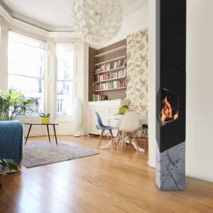 Wood Fireplace FLAMAQUARTZ - Finoptim