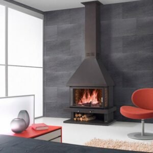 Cheminée murale à bois IRINA 16 kW - Fugar