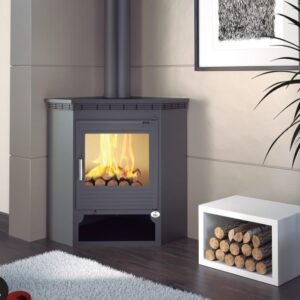 Stufa a legna angolare M-105 15,1 kW - FM Calefacción
