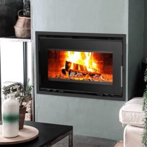 Inserto a legna LARTIX ventilato e canalizzabile - L'artistico 5 stelle