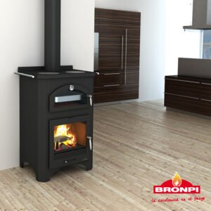 Stufa a legna con forno MONZA - Bronpi
