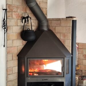 Camino a legna angolare ASPE 85 15 kW - Fugar