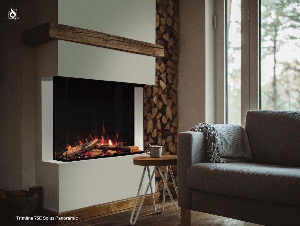 Caminetto elettrico SOLUS 75 E - Trimline