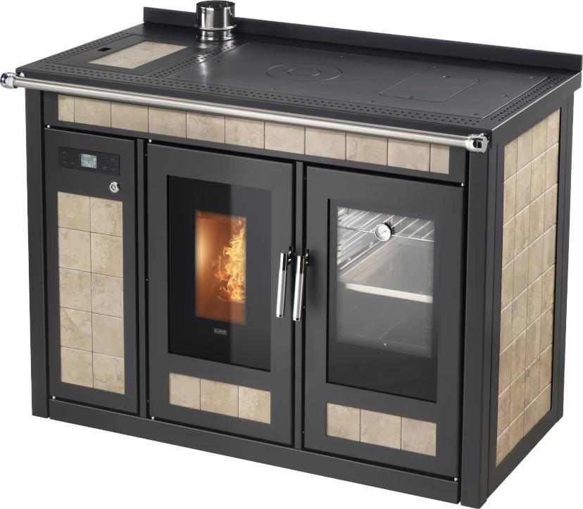 Pellet Thermo Cooktop SMART 120 MAIOLICA 25.2 kW - Klover - Image 5