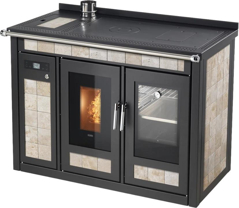 Pellet Thermo Cooktop SMART 120 MAIOLICA 25.2 kW - Klover - Image 7