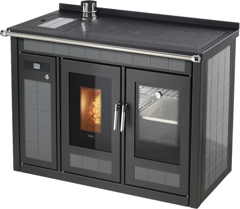 Pellet Thermo Cooktop SMART 120 MAIOLICA 25.2 kW - Klover - Image 8