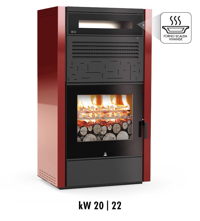 Stufa a legna con forno AIR WOOD - Carinci - immagine 4