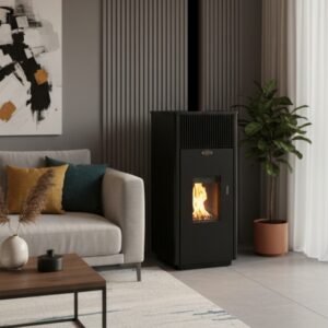 Stufa a pellet senza elettricità NORDIC SN 8 kW - Laminox