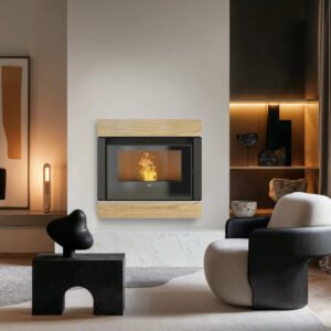 Ductable Pellet Fireplace WAVE 110 - Klover