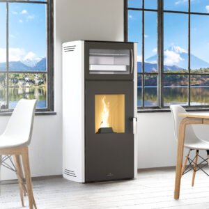 Pellet Stove with Oven NOA FORNO 11.5 kW - Bronpi