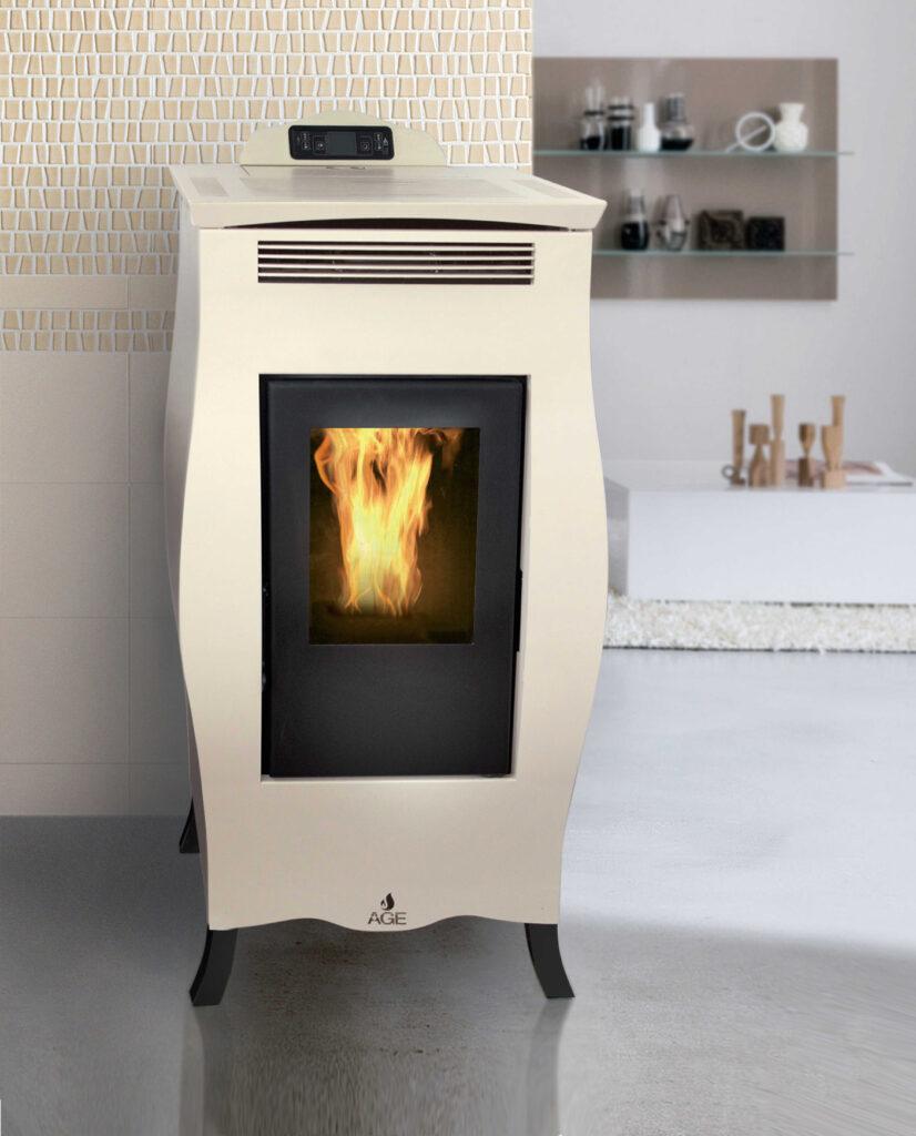 Poêle à granulés avec four VANITY 13,5 kW - Age Stufe