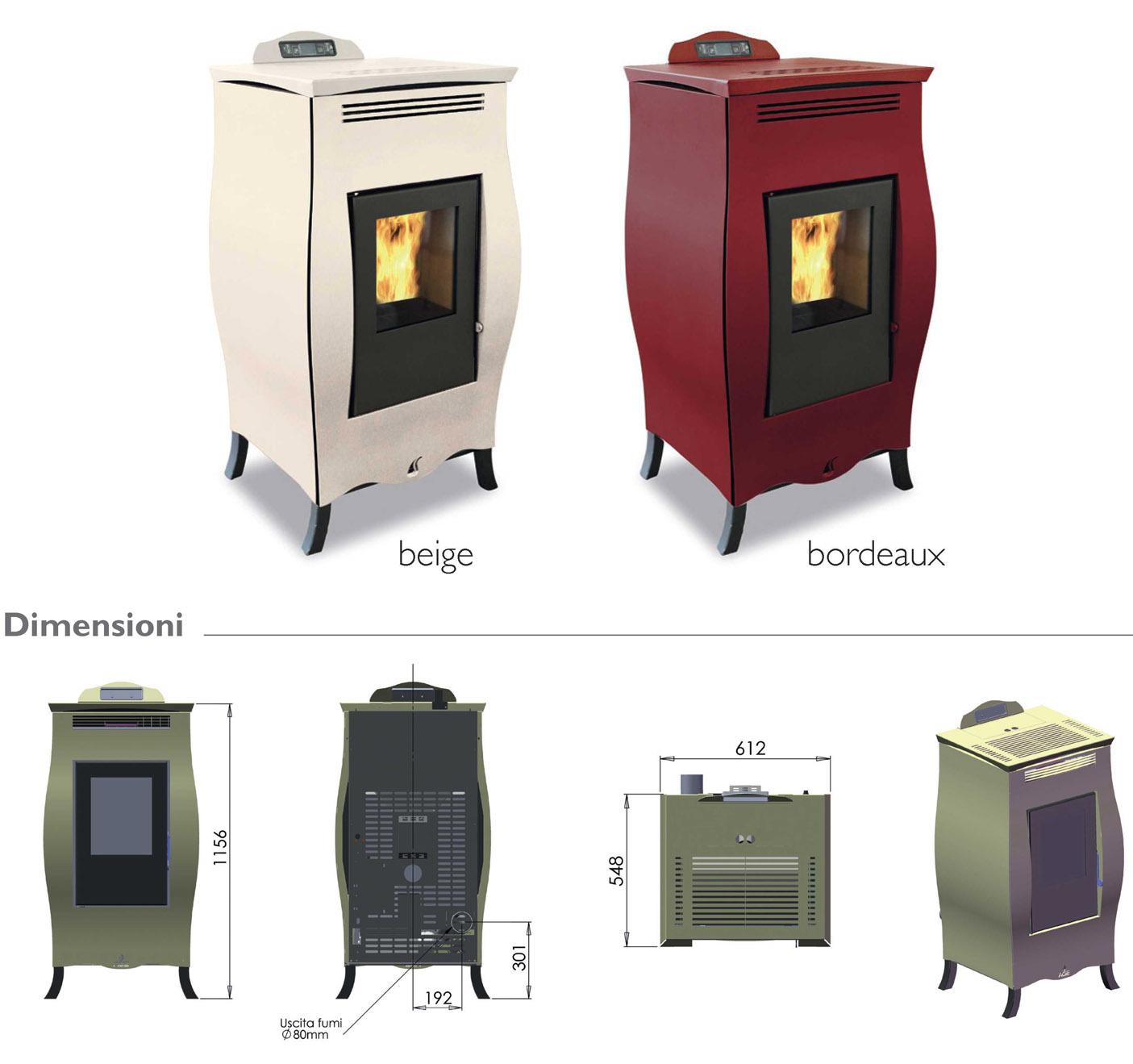 Stufa a pellet VANITY 13,5 Kw - Age Stufe - immagine 3