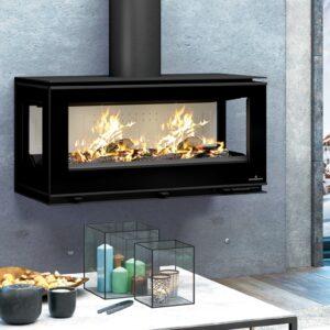 Camino a legna  CAIRO 110 3C BOX 13 Kw - Bronpi