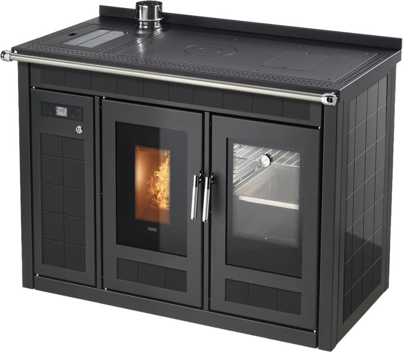 Pellet Thermo Cooktop SMART 120 MAIOLICA 25.2 kW - Klover - Image 4