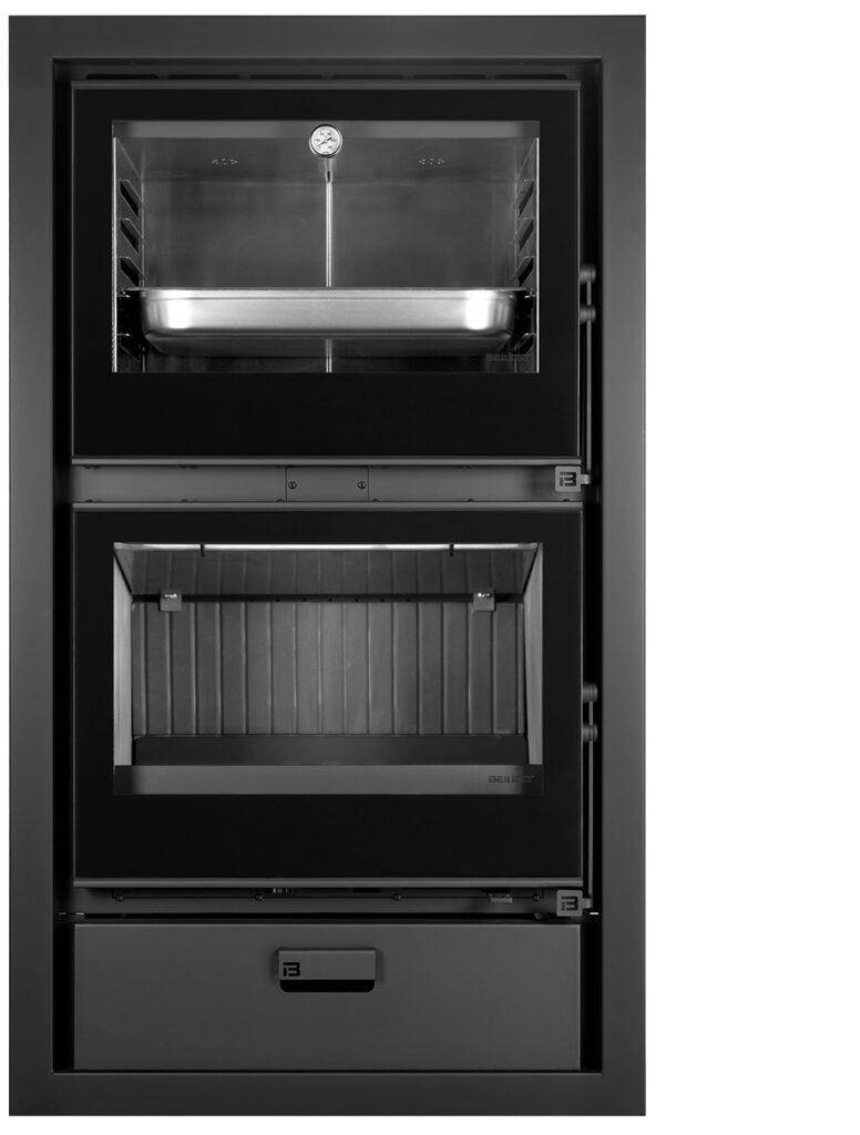 Inserto a legna con forno BAKE 70 c/cassetto - Bellido - immagine 2