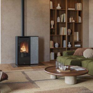 Stufa combinata legna-pellet IDEA T-win - Jolly Mec