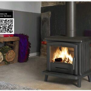 Stufa a legna in ghisa SORA 6,4 kw - Salgueda
